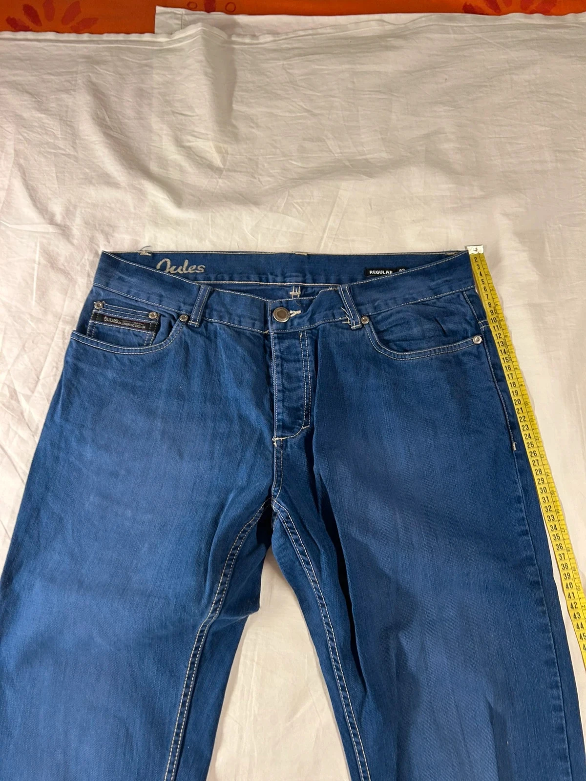 Rechte jeans in marineblauw Jules vintage werkkleding – photo 5